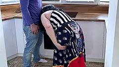 Stepmom, Bend Down And Take My Cock In Your Mouth Then Spread Ass For Anal