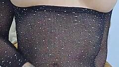 Sexy Colombian Latina indulges in solo masturbation with dildo and vibrator for incredible squirting orgasm.