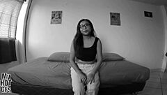 conversational-neutral 24 months for beautiful teen 18+ to record first time casting porno with curvy latina girlfriend in pov