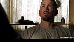 alyssa leblanc feels excited exposing her big boobs in maid costume from shameless s07e02