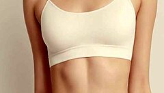 cute lingerie models show off sweet panties and barefoot feet in underwear display