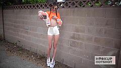 petite carmen rae gets addicted to bryan gozzlings rough face fucking and rimjob