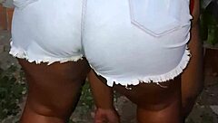 Big-Ass Neighbor Cleans Backyard