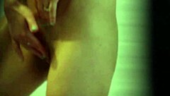 i caught my stepsister hiding in the bathroom during quarantine, spying through the keyhole as she chased that orgasm...