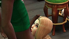Sims 4 Hot Teen Sucks Multiple Cocks at Local Bar