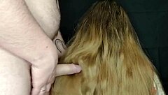 I noticed something unusual with my stepmom's long hair but she stayed calm about it