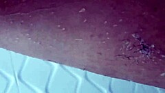 Karina and Lucas Share Intimate Waxing Session for Her Smooth Shaved Pussy in Shower