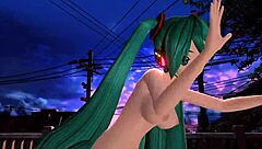 Hatsune Miku hints at full nudity in Solitary Envy Project Diva mod with big assets