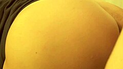 Japanese girl bends over doggystyle after party to take cum on ass from excited stepfather.