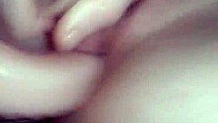 girlfriend enjoys some fun time playing with her favorite toys in a relaxed session