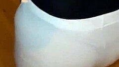 Offering Money to Harass Curvy Venezuelan Milf in Red Thong for Public Sex