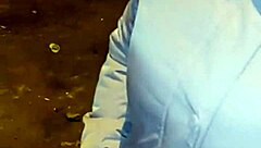 Offering Money to Harass Curvy Venezuelan Milf in Red Thong for Public Sex