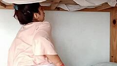 i caught selene getting all naked at home, bending over for me her voyeur neighbor to watch her petite ass and small tits