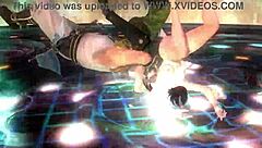 In an intense match, DOA 5's Momiji engages in a nude tag wrestling bout filled with dynamic moves and holds.