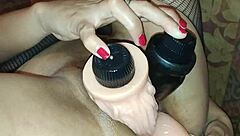 vero's going all in with that dildo in her ass