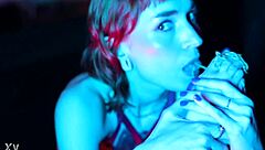 Have you seen these redhead feet crushing cup noodles in a fun domination style