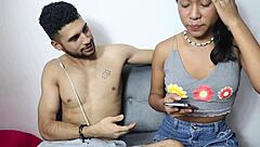 Hey, this beautiful brunette stepsister wants rough POV sex to lose her virginity as a cute Colombian teen 😏