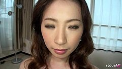 Oh wow, sexy Japanese woman gives rimjob, blows, and swallows cum in uncensored JAV casting! 😍🍆