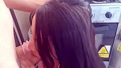 Watch out, my stepson caught me in the kitchen and we went wild with anal creampie action!