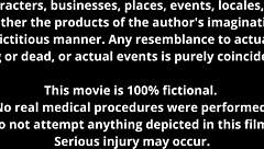 Freshman Lotus Lain moans during her mandatory shaved pussy orgasm from Doctor Tampa