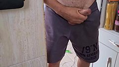 Watch out, my stepson caught me in the kitchen and we went wild with anal creampie action!