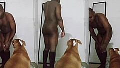 Guess who showed up this time? she says, telling a joke from the meme before starting to masturbate her ass solo.