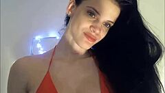 this hot young 18+ girl is teasing with her big boobs 😏