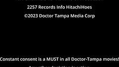 Freshman Lotus Lain moans during her mandatory shaved pussy orgasm from Doctor Tampa