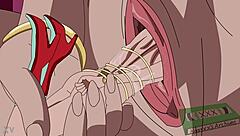 In this casual scene, DC Giganta takes charge in femdom style while masturbating solo with Wonder Woman involved.