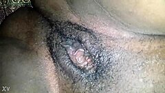 Amateur ebony BBW gets into solo play and ends up squirting