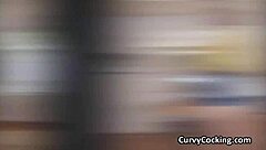 the oily pawg bombshell rode the monster cock in a hardcore scene, her big ass shining