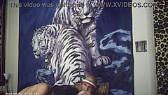 Come on, feel the thrill behind the scenes as this glasses cam big breast brunette babe takes the italian pound machine in her first porn video.