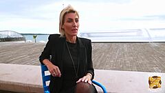 i can't get enough of anouk, that 30-year-old french psychologist with skinny body and big tits, she's such an expert on handling cock in lingerie