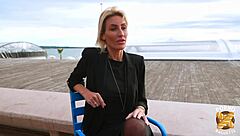 i can't get enough of anouk, that 30-year-old french psychologist with skinny body and big tits, she's such an expert on handling cock in lingerie