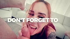 Busty Blonde GETS Throat LUBED with COCK JUICE!