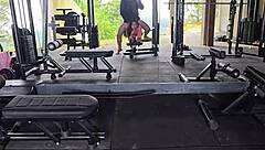 Wow, check out how I pounded that hot brunette Kel Macettare right in the condo gym!