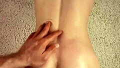 Cute blonde takes deep pounding and massive facial in pov style