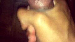 Hey, check me out jerking off and squirting loads of cum in this solo creampie masturbation session 😏💦