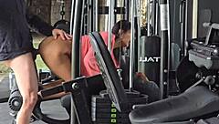 Wow, check out how I pounded that hot brunette Kel Macettare right in the condo gym!