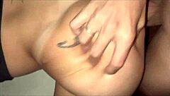 Camila Gaucha as redhead pornstar takes rough anal with big cock choking and cumshot in homemade pov