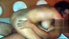 the husband stayed home while karina went out to enjoy sex with two guys in a hot creampie session