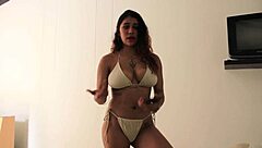 Hey, why am I fucking my stepbrother just to use his pool while my boyfriend's away? This big tits babe needs it!