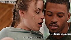 Like, remote control fun turns epic when Anna Claire Clouds rides that big black cock