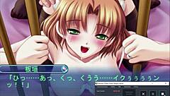 hey, check out this cute blonde cheerleader in itagaki's short clip, part 2 of 3