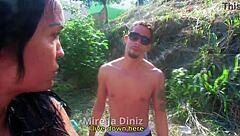 Oh shoot, this tgata had a lil' motorcycle issue but the married hung guy fixed it quick with his cock