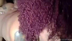 yo, picture this married chick inside the glory hole cabin with two hung dudes