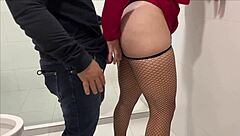 Oh gosh, I had this intense sex in the office bathroom with my tall, curvy secretary... ended with a creamy creampie inside her tight pussy, felt so passionate and sexy!