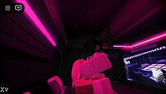 Explorando Um Trabalho Quente No Roblox Com Elementos De Jogo E Diversão.