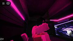 Explorando Um Trabalho Quente No Roblox Com Elementos De Jogo E Diversão.