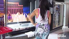 What happens when busty 18yo Latina Vick Valencia gets oiled up and drilled deep by a total stranger in this hardcore casting?